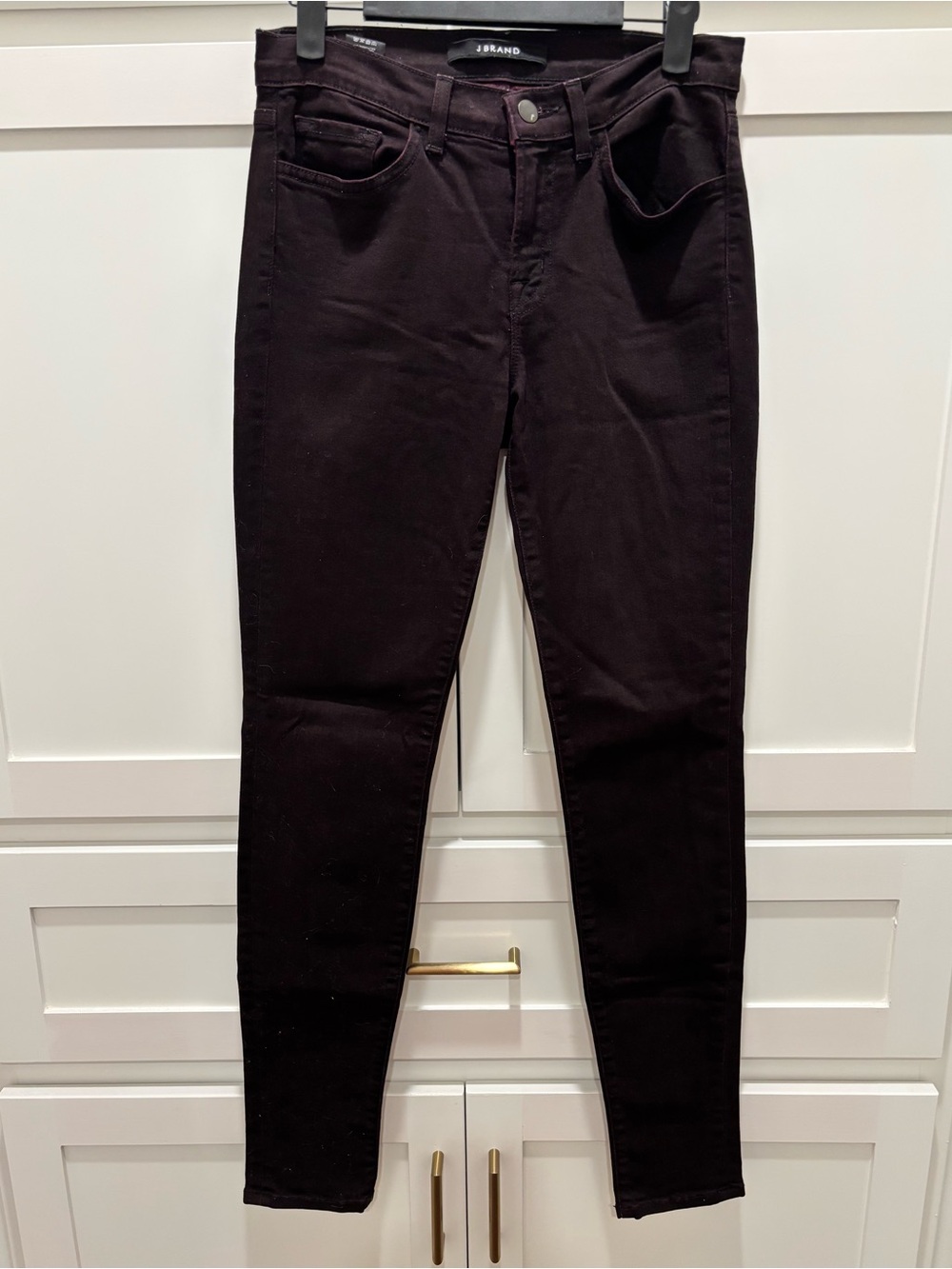 J Brand Deep Wine Straight Leg |  27